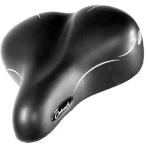 On Track Saddle Unisex Wide Gel Base Cut Black